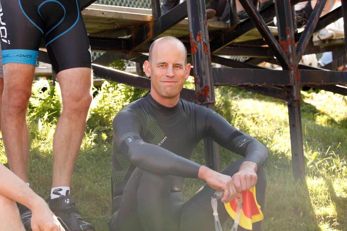 (299 photos) Plus de 150 braves pour le Premier Triathlon du Lac-Poulin