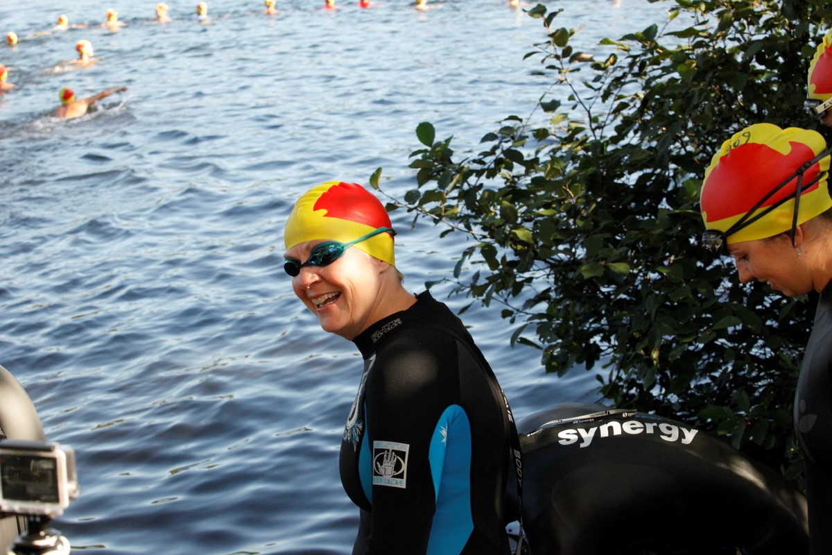 (299 photos) Plus de 150 braves pour le Premier Triathlon du Lac-Poulin