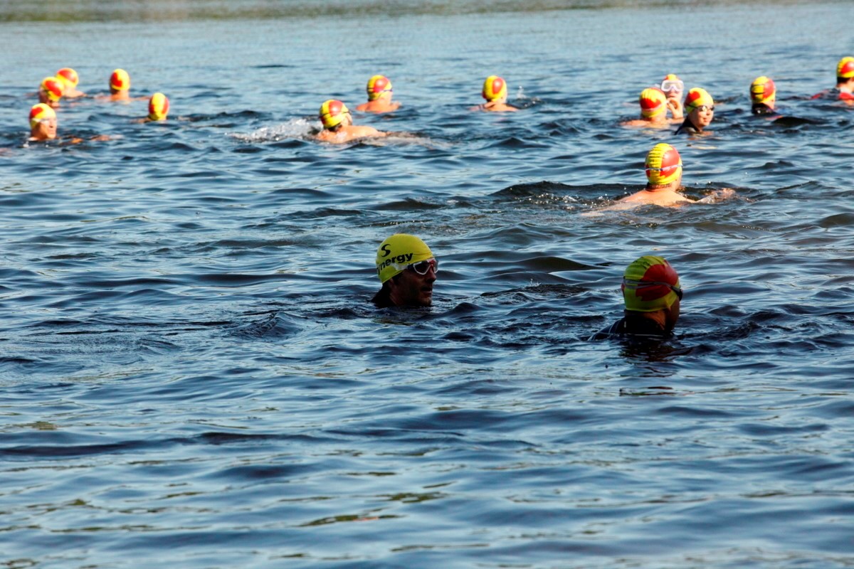(299 photos) Plus de 150 braves pour le Premier Triathlon du Lac-Poulin