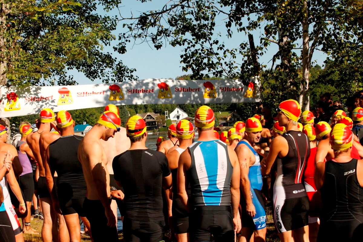 (299 photos) Plus de 150 braves pour le Premier Triathlon du Lac-Poulin