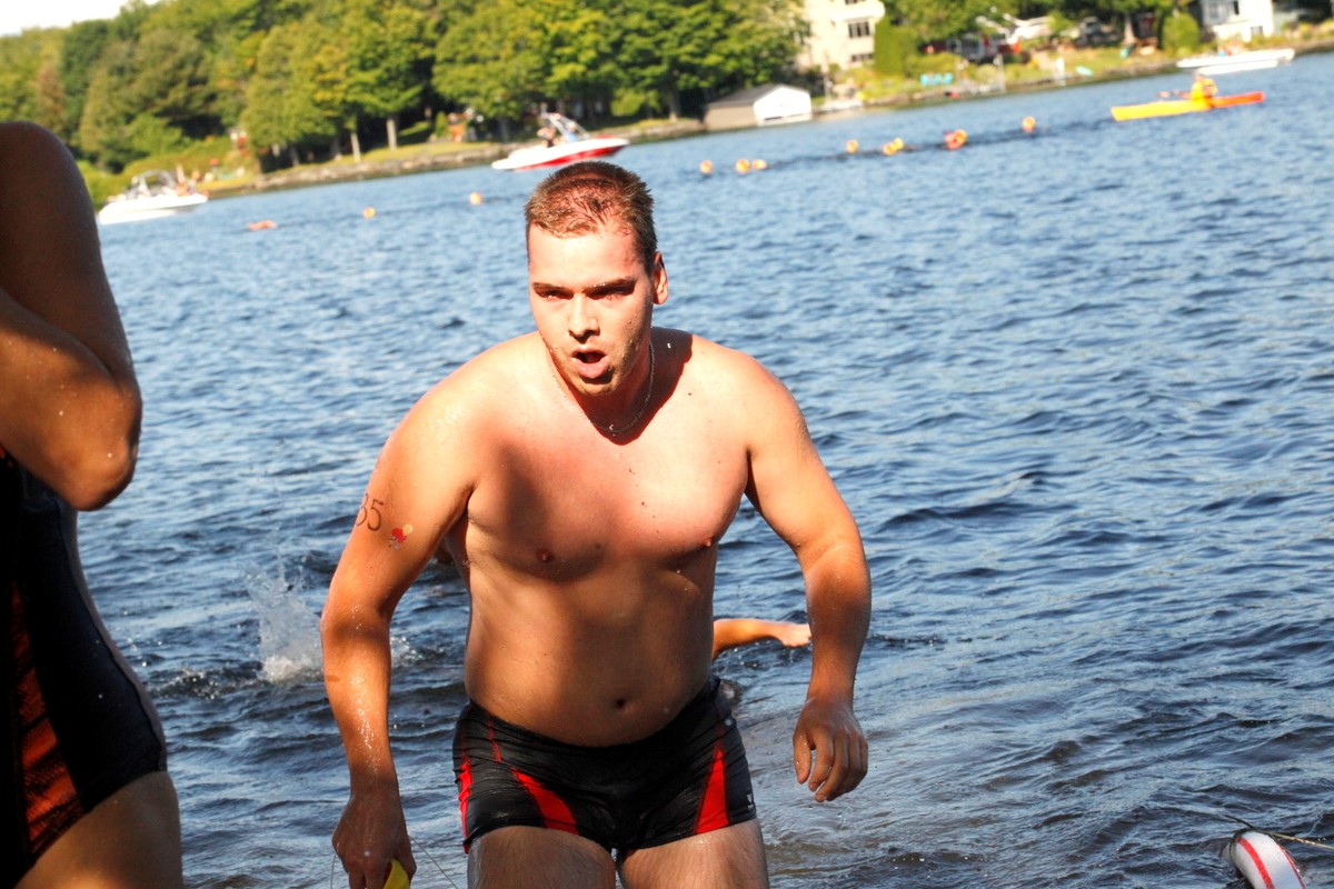 (299 photos) Plus de 150 braves pour le Premier Triathlon du Lac-Poulin