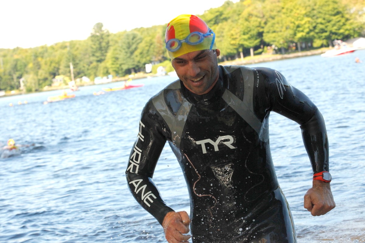 (299 photos) Plus de 150 braves pour le Premier Triathlon du Lac-Poulin