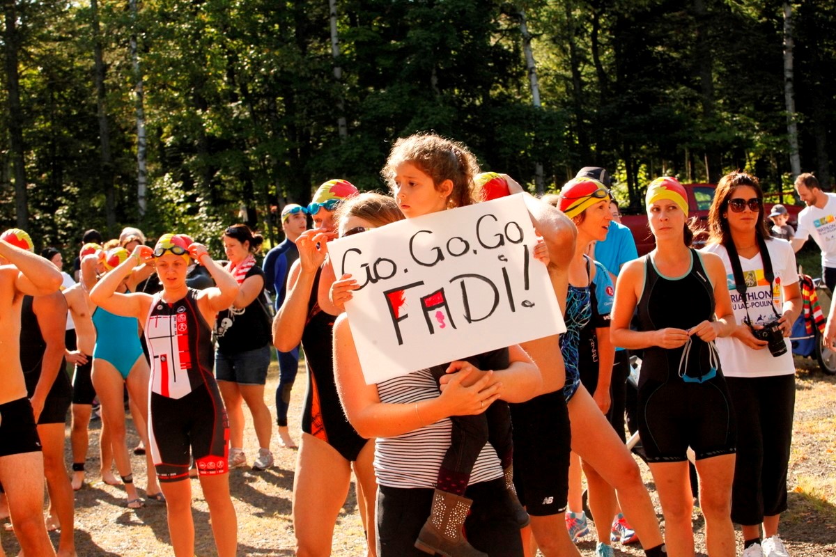 (299 photos) Plus de 150 braves pour le Premier Triathlon du Lac-Poulin