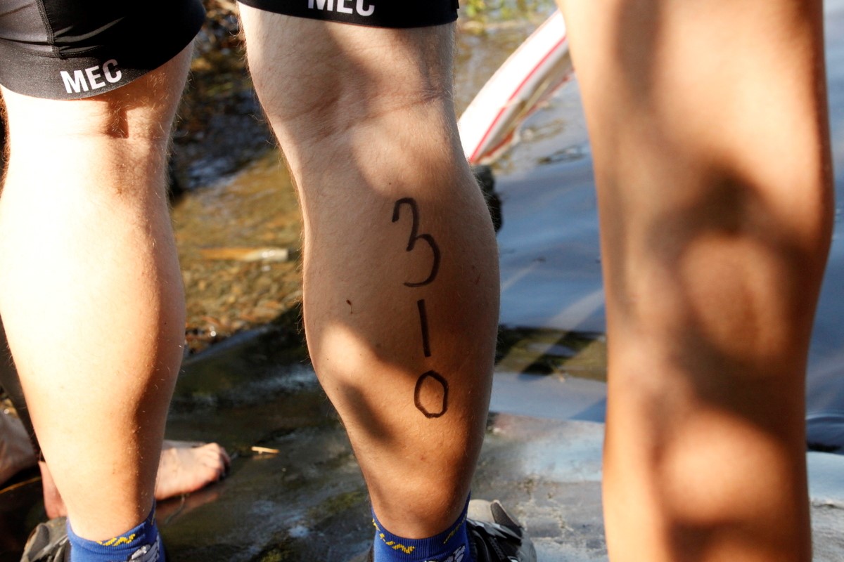 (299 photos) Plus de 150 braves pour le Premier Triathlon du Lac-Poulin