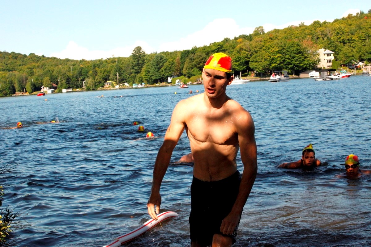 (299 photos) Plus de 150 braves pour le Premier Triathlon du Lac-Poulin