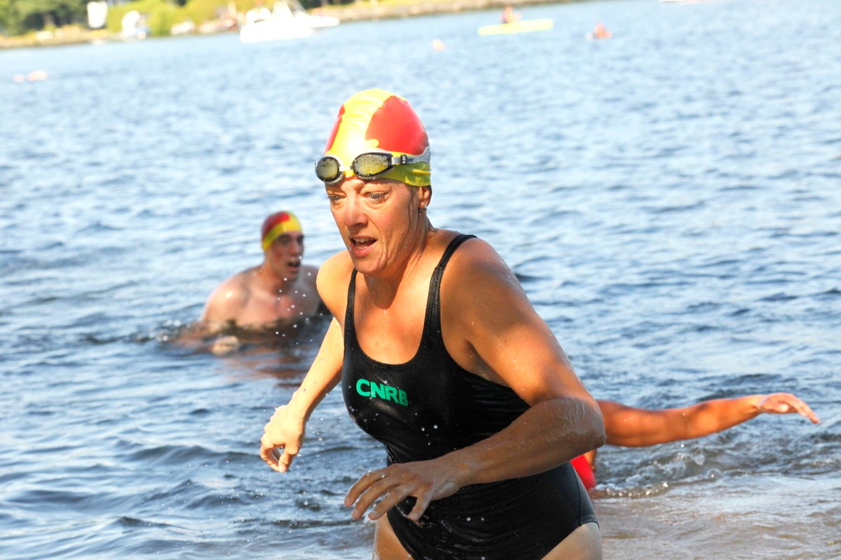 (299 photos) Plus de 150 braves pour le Premier Triathlon du Lac-Poulin