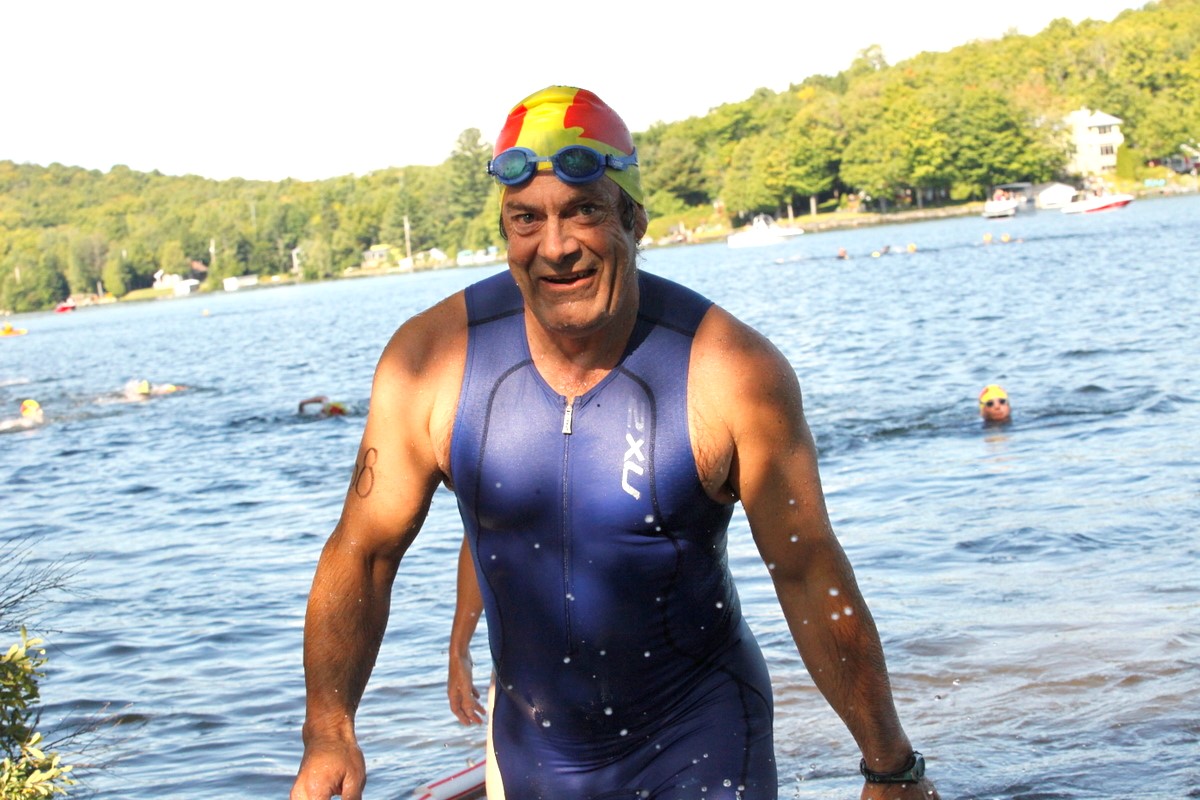 (299 photos) Plus de 150 braves pour le Premier Triathlon du Lac-Poulin