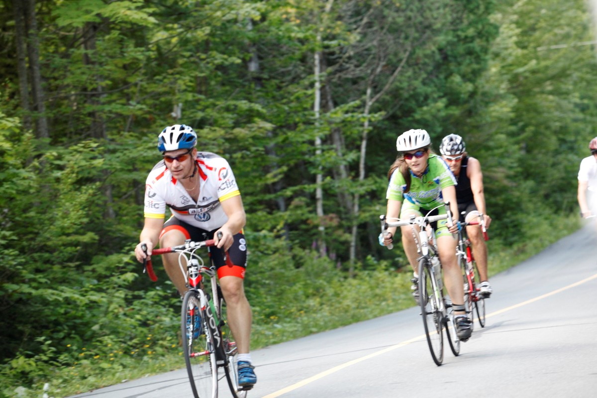 (299 photos) Plus de 150 braves pour le Premier Triathlon du Lac-Poulin