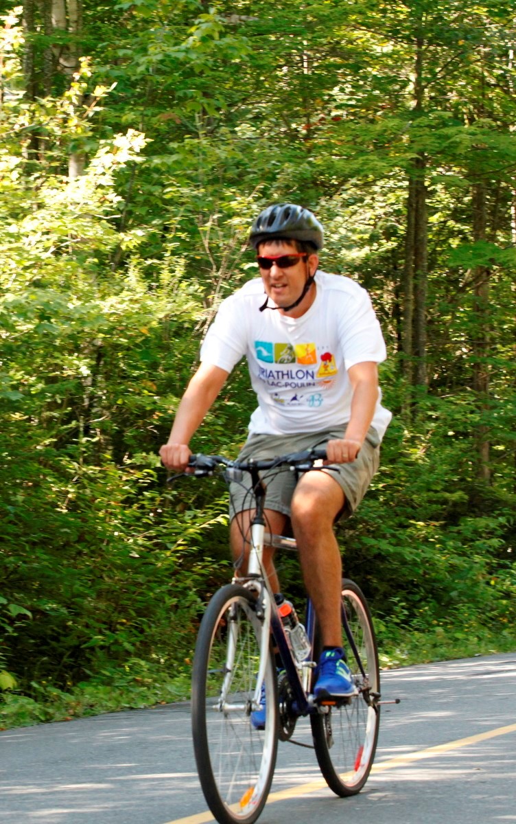 (299 photos) Plus de 150 braves pour le Premier Triathlon du Lac-Poulin