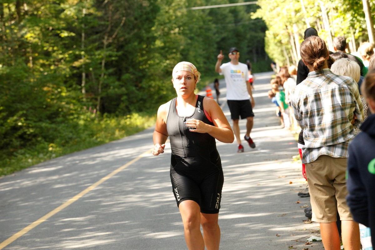(299 photos) Plus de 150 braves pour le Premier Triathlon du Lac-Poulin