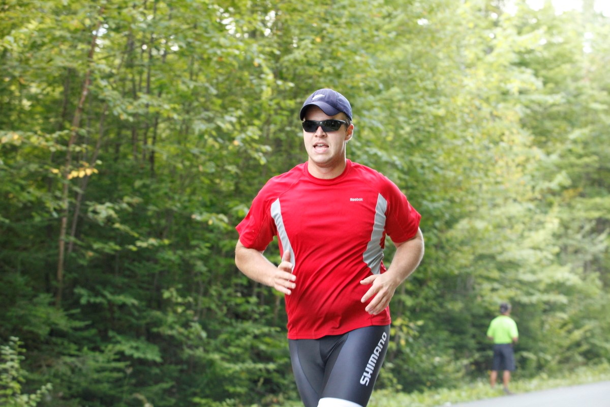 (299 photos) Plus de 150 braves pour le Premier Triathlon du Lac-Poulin