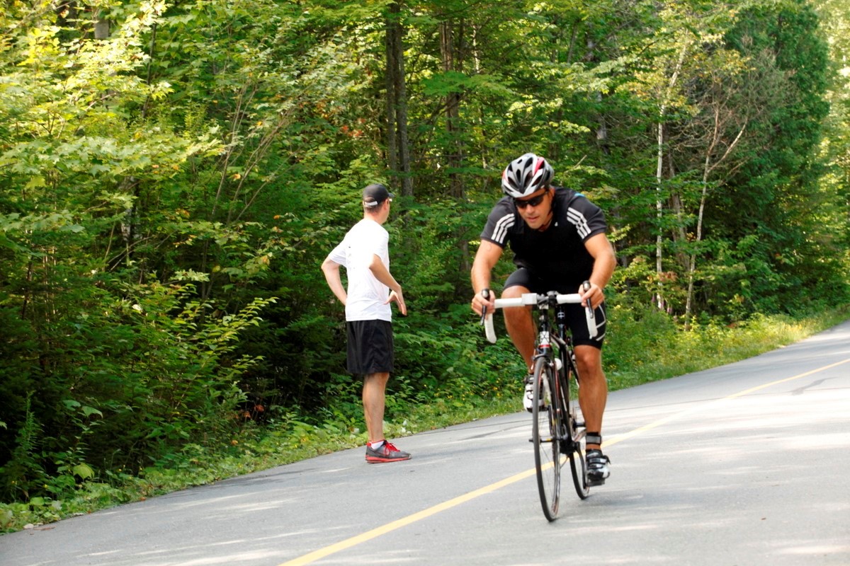 (299 photos) Plus de 150 braves pour le Premier Triathlon du Lac-Poulin