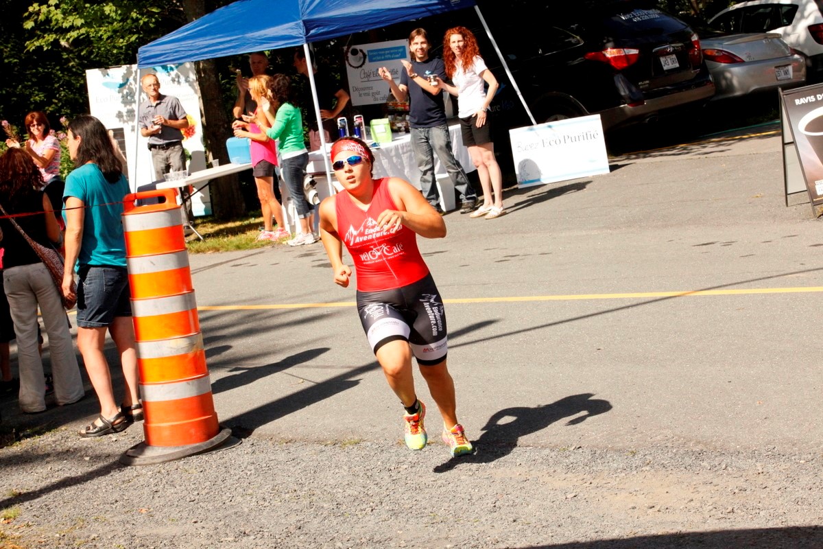 (299 photos) Plus de 150 braves pour le Premier Triathlon du Lac-Poulin