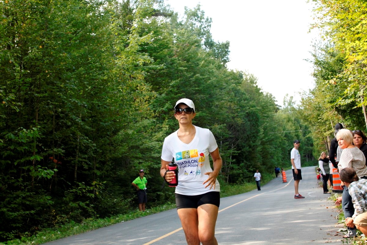 (299 photos) Plus de 150 braves pour le Premier Triathlon du Lac-Poulin