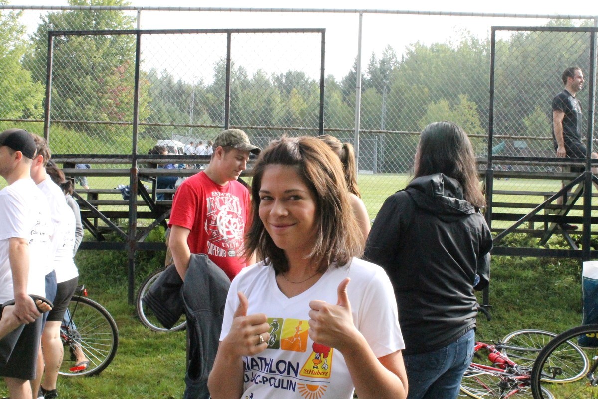 (299 photos) Plus de 150 braves pour le Premier Triathlon du Lac-Poulin