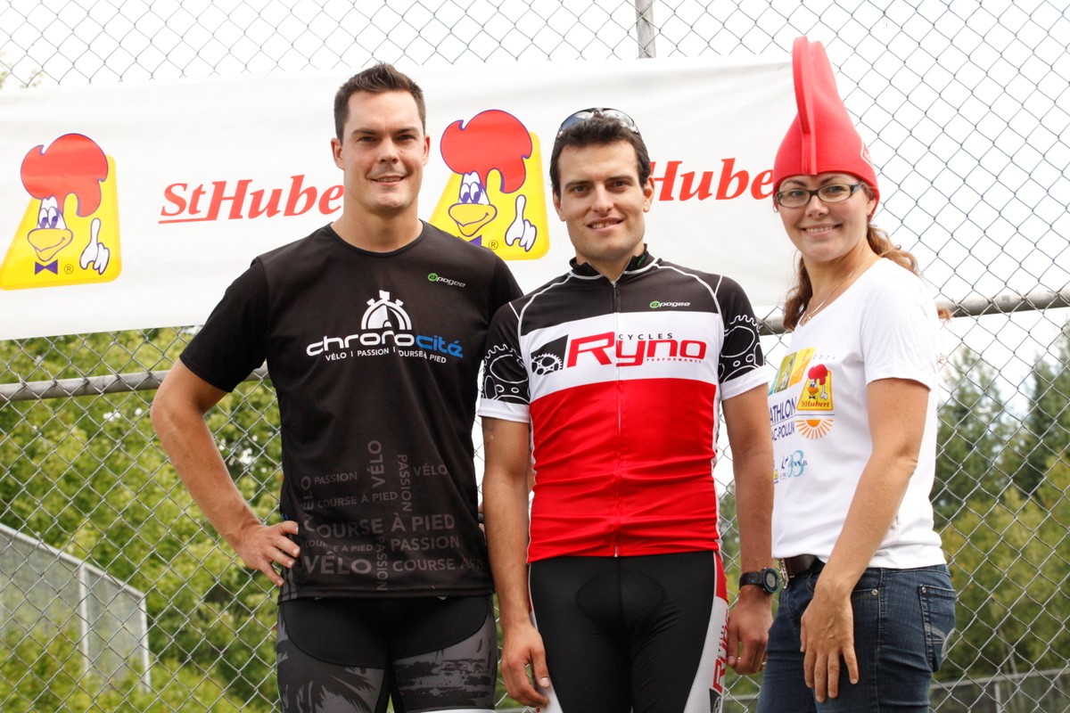 (299 photos) Plus de 150 braves pour le Premier Triathlon du Lac-Poulin
