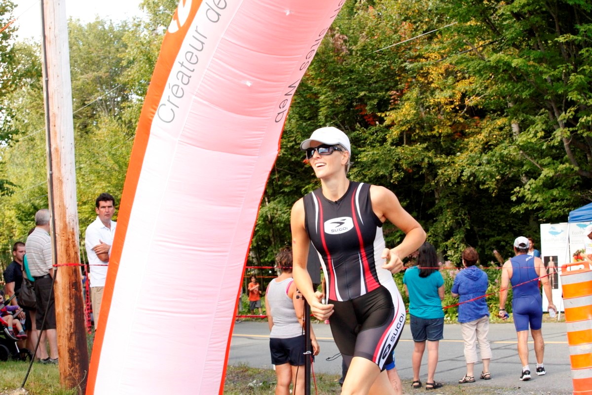 (299 photos) Plus de 150 braves pour le Premier Triathlon du Lac-Poulin