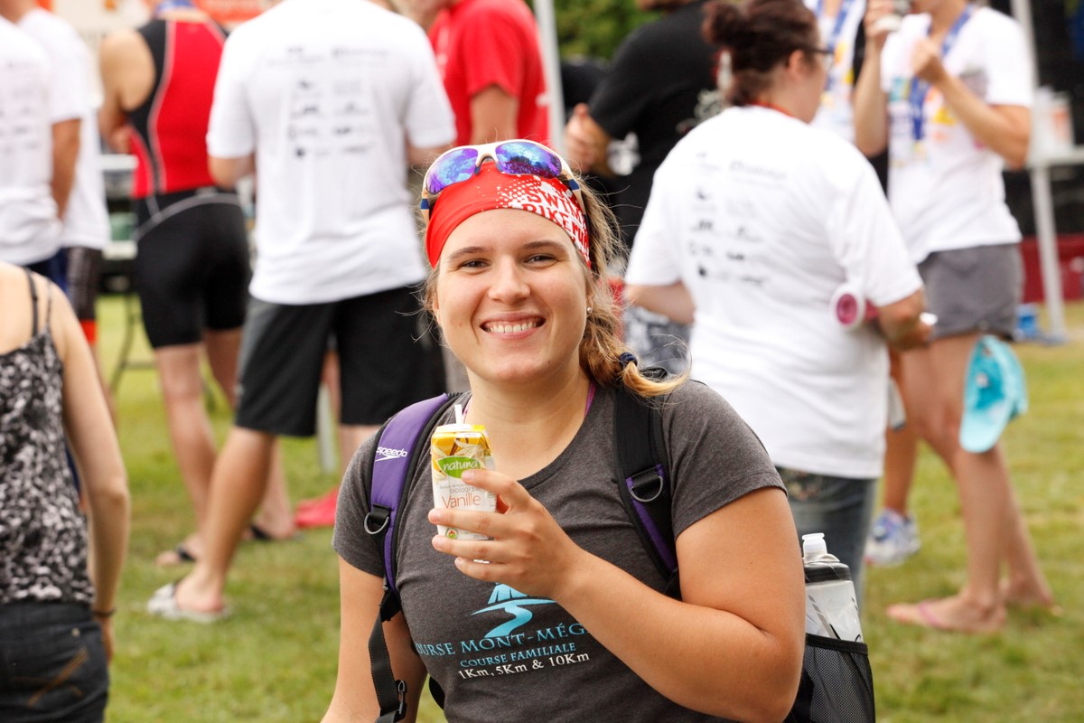 (299 photos) Plus de 150 braves pour le Premier Triathlon du Lac-Poulin