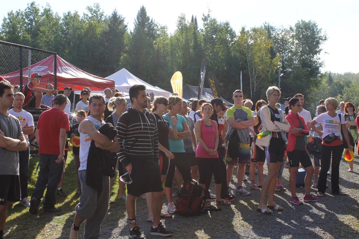 (299 photos) Plus de 150 braves pour le Premier Triathlon du Lac-Poulin