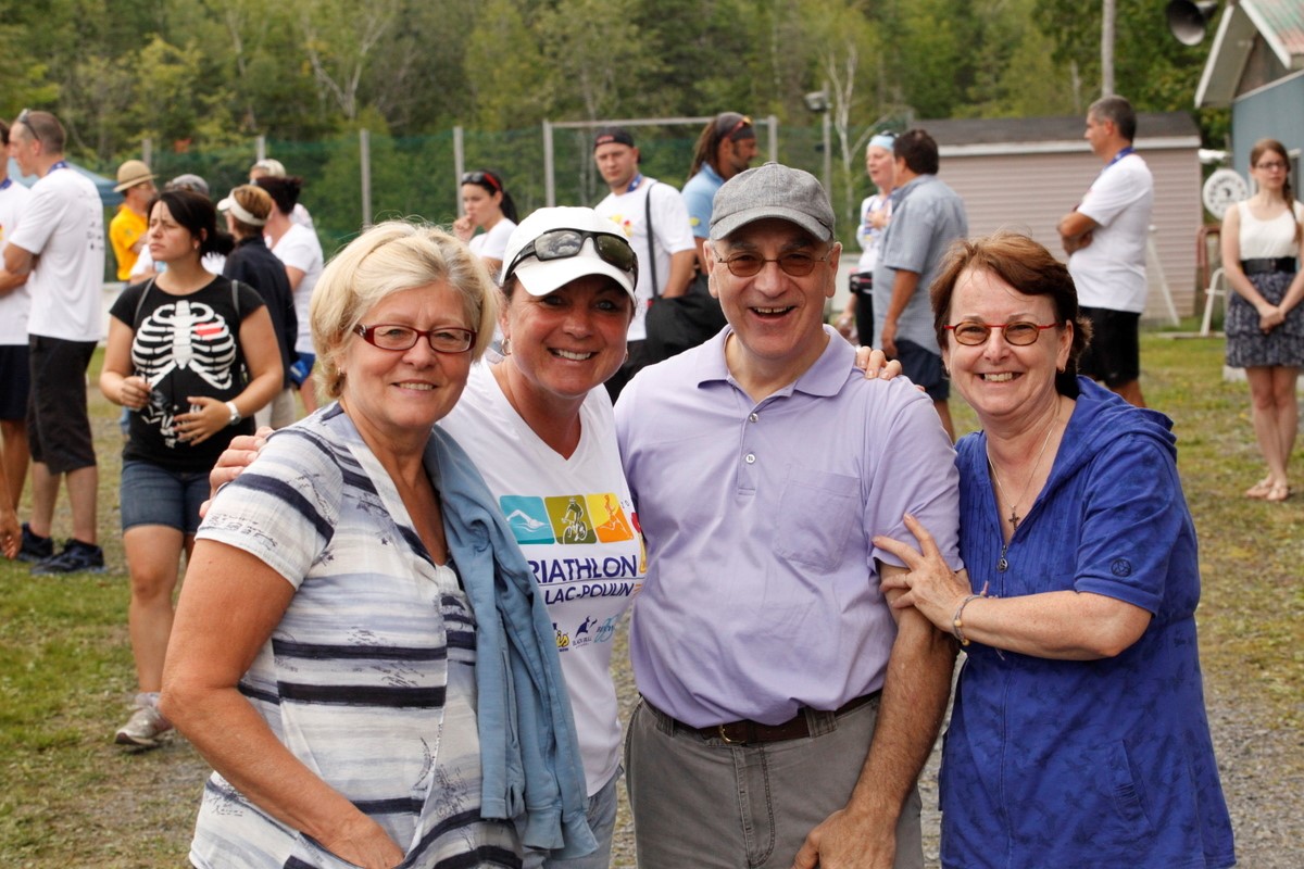 (299 photos) Plus de 150 braves pour le Premier Triathlon du Lac-Poulin