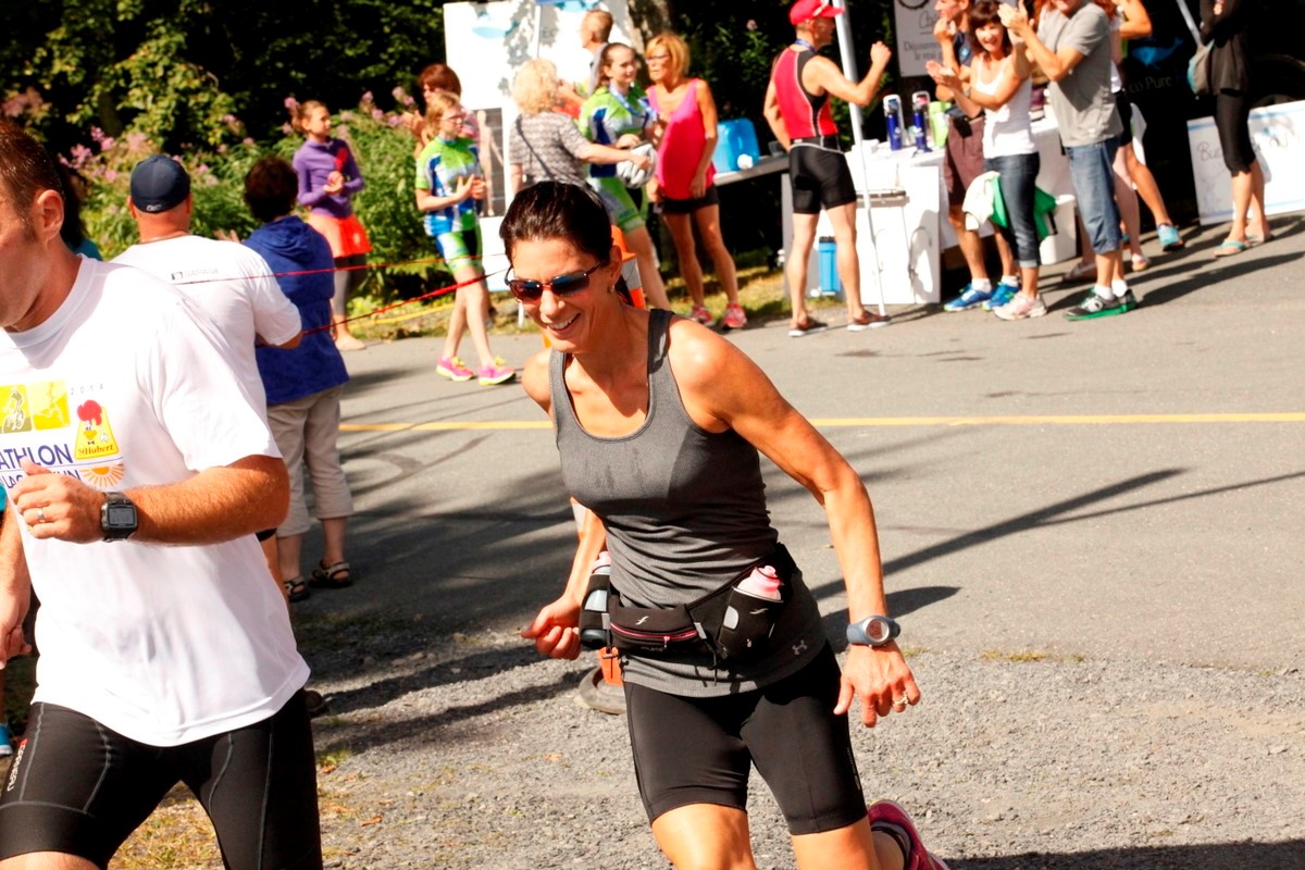 (299 photos) Plus de 150 braves pour le Premier Triathlon du Lac-Poulin