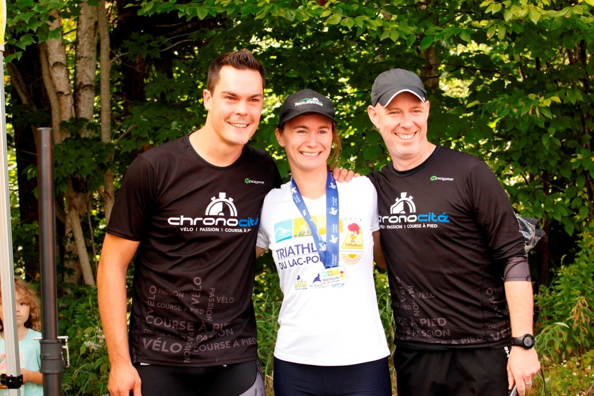 (299 photos) Plus de 150 braves pour le Premier Triathlon du Lac-Poulin