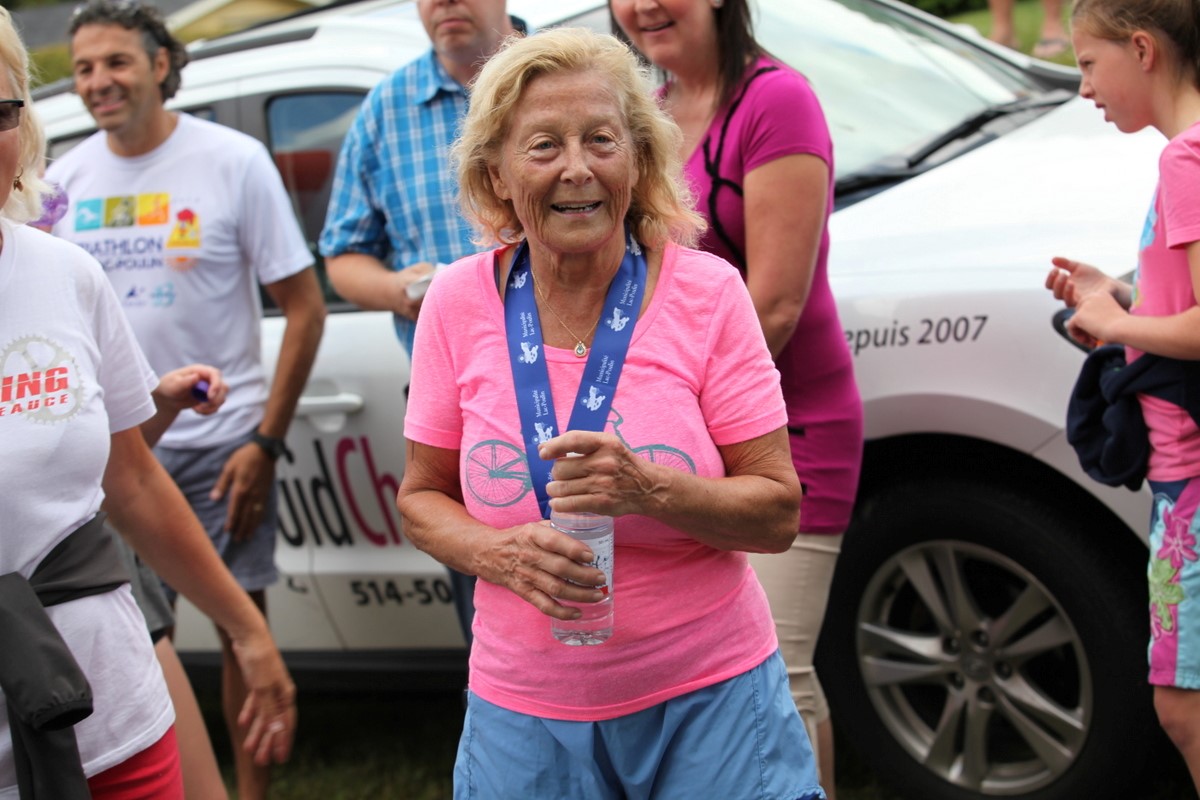 (299 photos) Plus de 150 braves pour le Premier Triathlon du Lac-Poulin