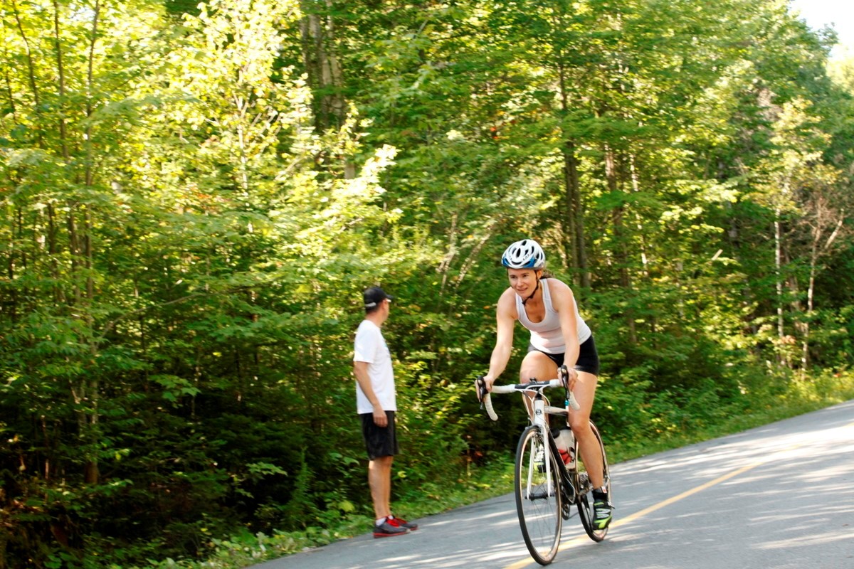 (299 photos) Plus de 150 braves pour le Premier Triathlon du Lac-Poulin