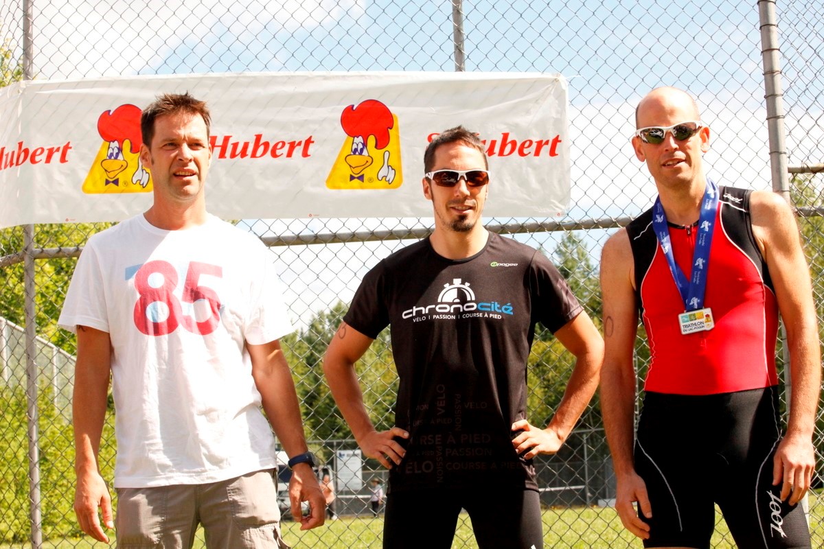 (299 photos) Plus de 150 braves pour le Premier Triathlon du Lac-Poulin