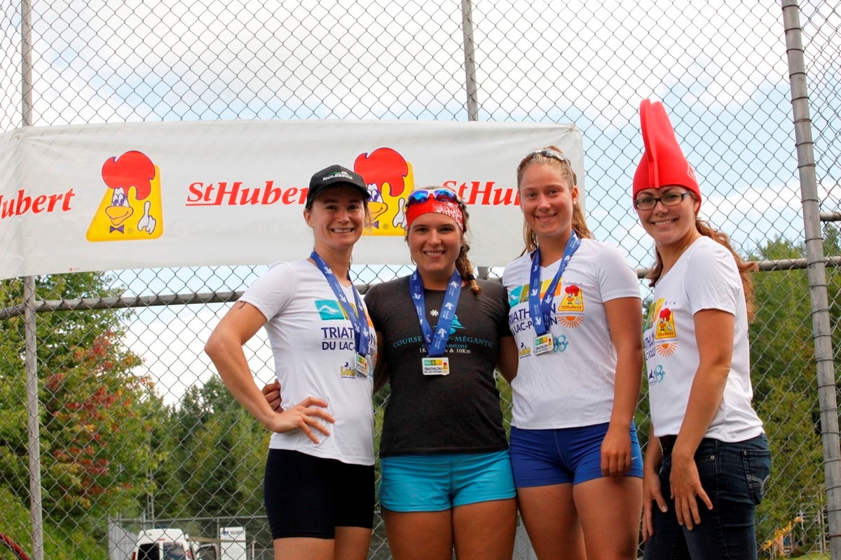 (299 photos) Plus de 150 braves pour le Premier Triathlon du Lac-Poulin
