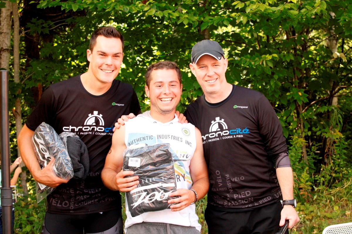(299 photos) Plus de 150 braves pour le Premier Triathlon du Lac-Poulin