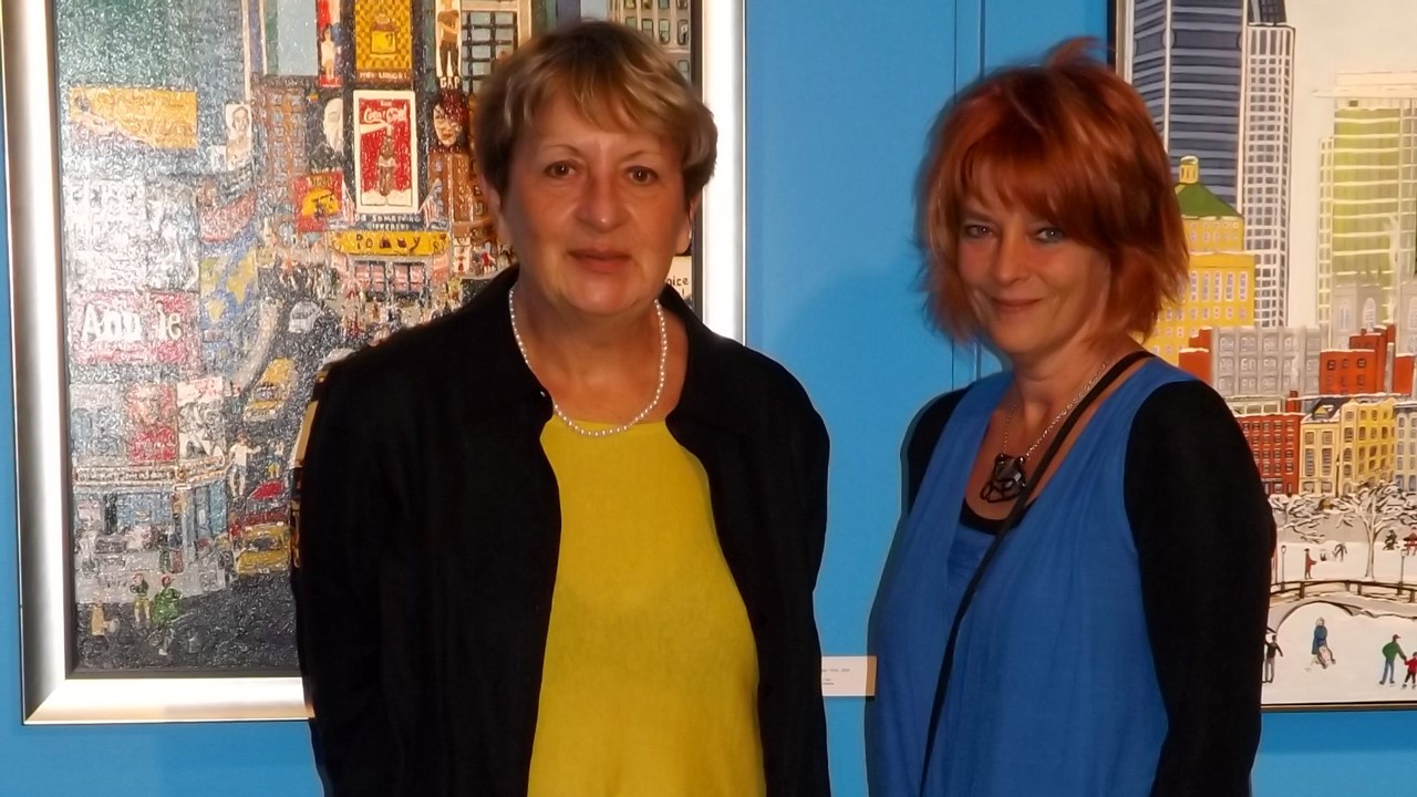 Solange Hubert en compagnie de Johanne Maheux.