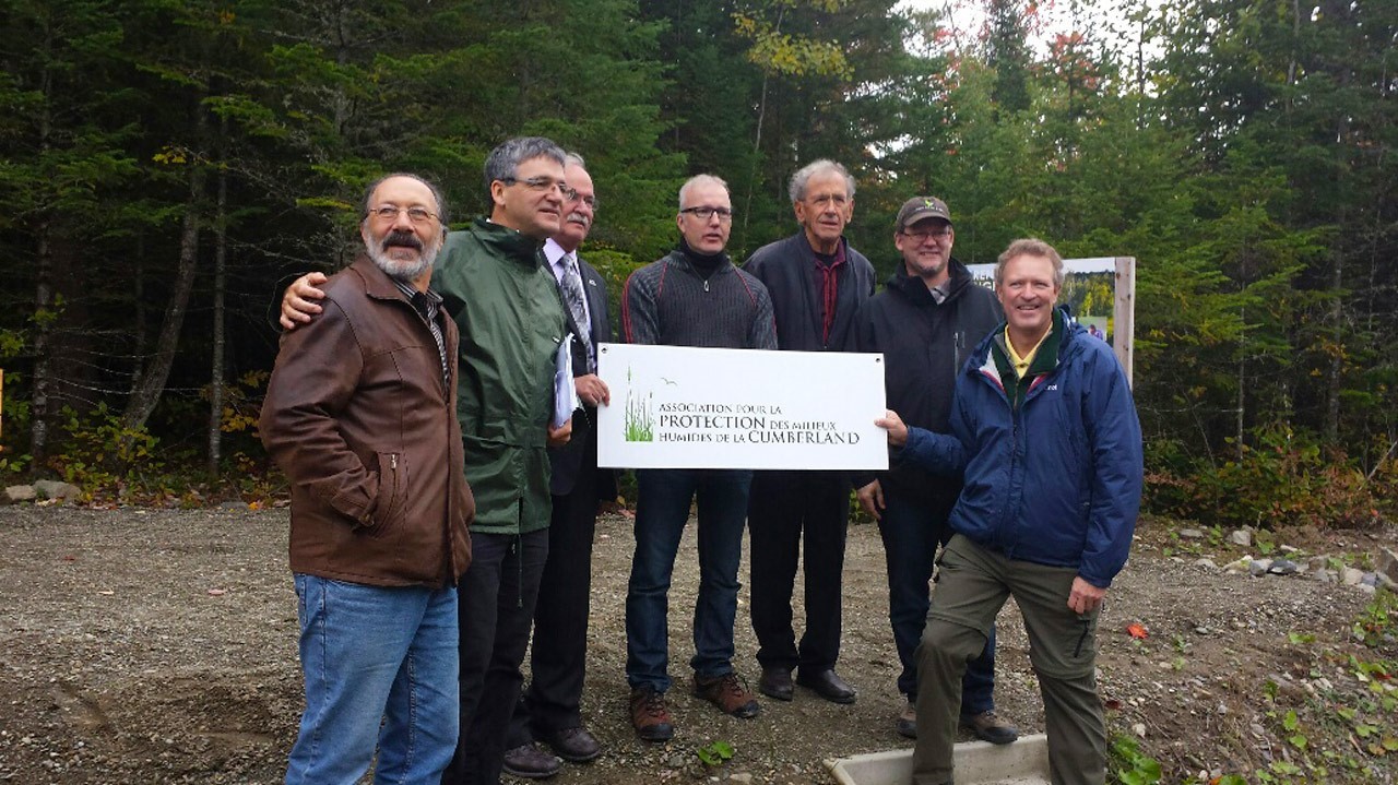 L’Association pour la protection des milieux humides de la Cumberland (APMHC) et ses partenaires ont procédé le 23 septembre dernier à l’inauguration officielle de la réserve naturelle de la Cumberland et de son sentier d’interprétation de la faune.