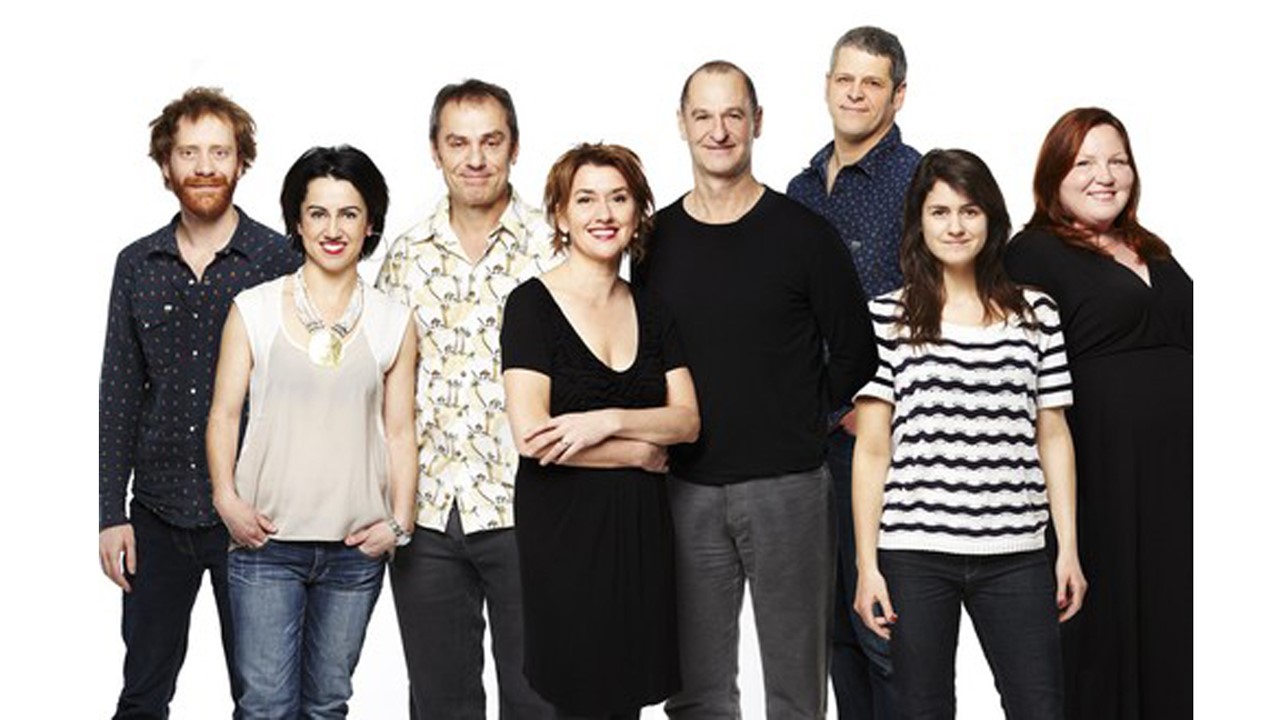 Les acteurs de la pièce Les voisins