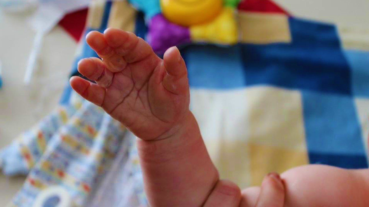  Photo publié sur Facebook par la mère de l'enfant