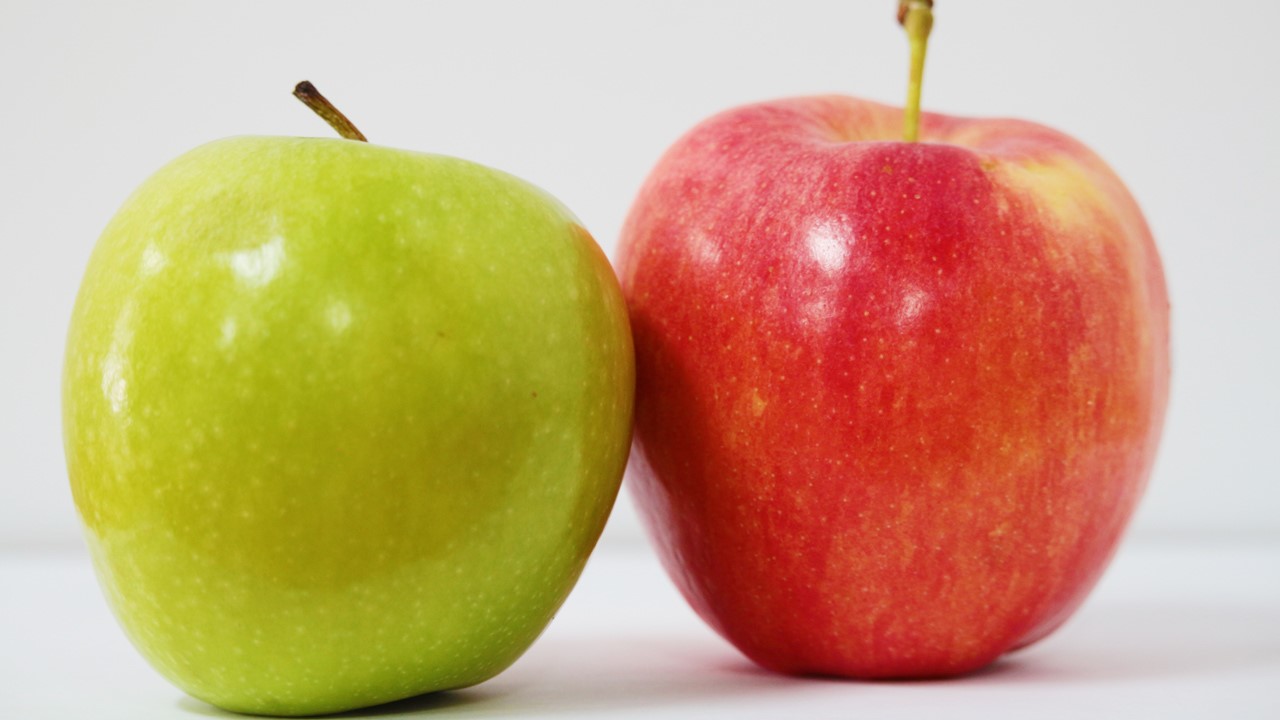 Avis de rappel de pommes Granny Smith (à gauche) et Gala (à droite)