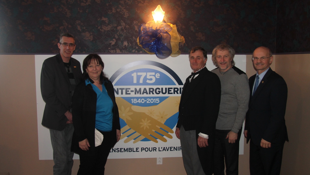 Une foule d'activités seront organisées pour souligner le 175e de Sainte-Marguerite. Plusieurs dignitaires étaient présents lors du dévoilement de la programmation. 