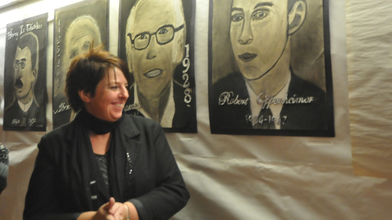 Le portrait de grands scientifiques réalisés par des élèves de 1re secondaire à Beauceville