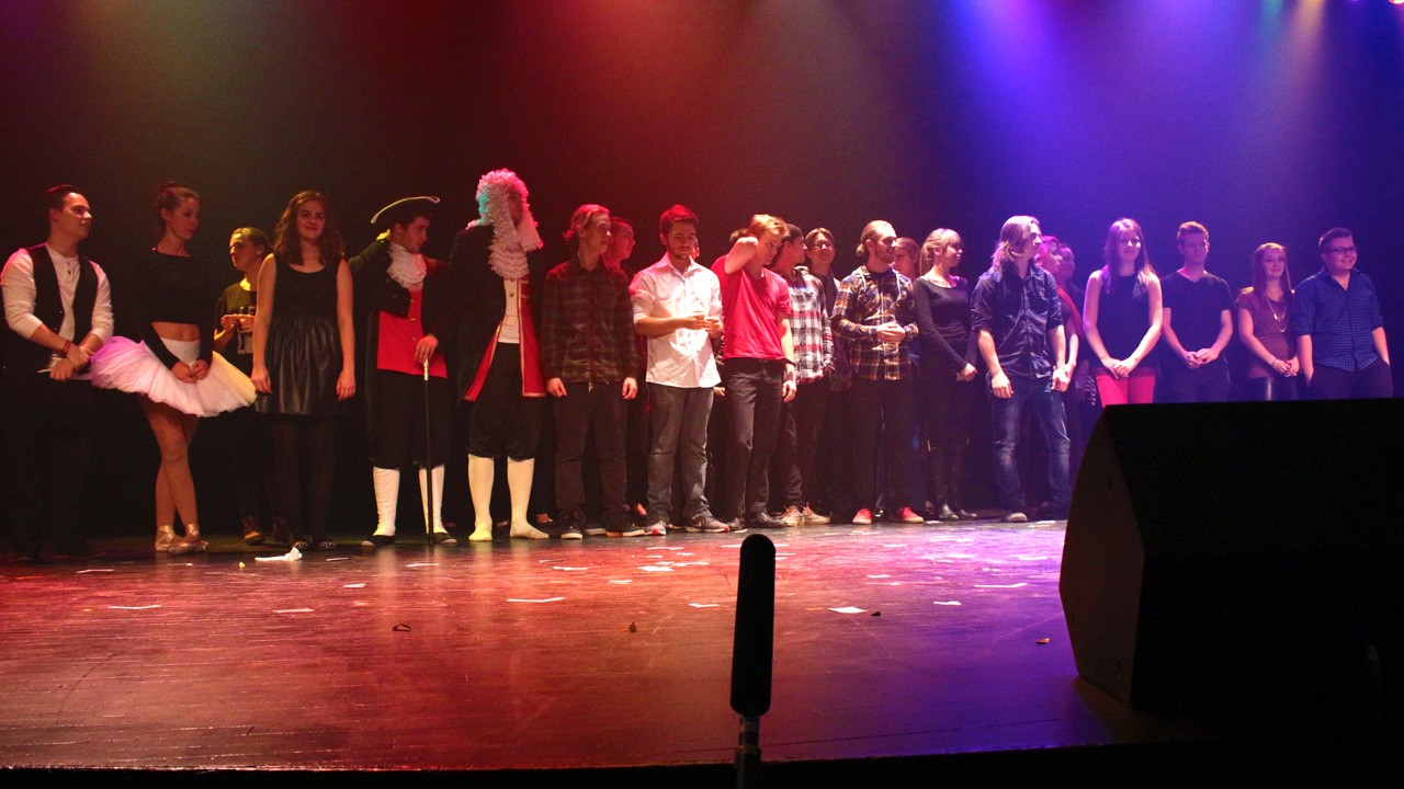 Tous les participants de la finale locale de Cégep en spectacle