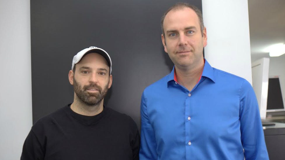 Le directeur sportif Jimmy Rancourt et le président du Club Cycliste de Beauce, Claude Poulin