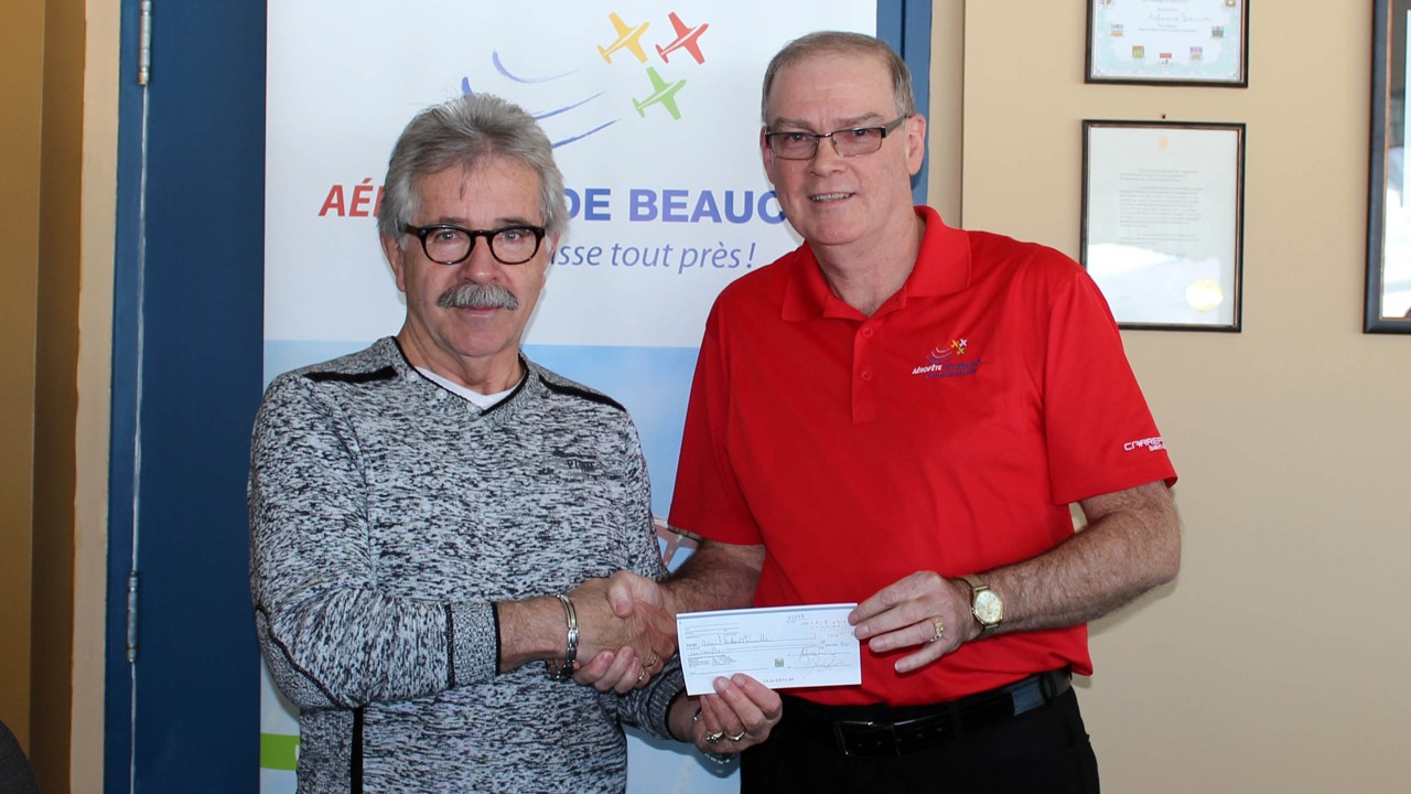 L'Accueil inconditionnel ($1000): Sur la photo, Rémi Morin et Gilles Lessard.