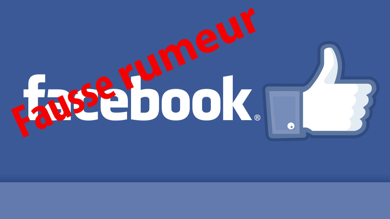 Ce n'est pas la première fois que ce message circule sur Facebook.