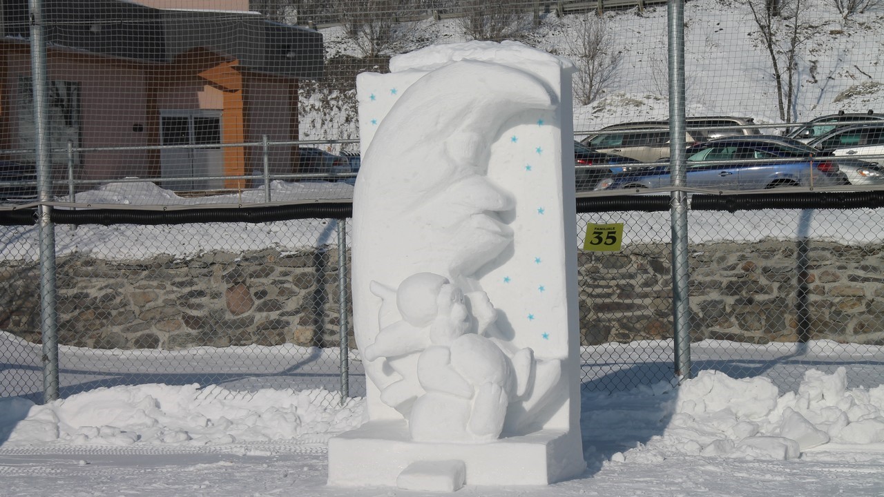 Une 16e édition pour le concours de sculpture sur neige de Saint-Georges