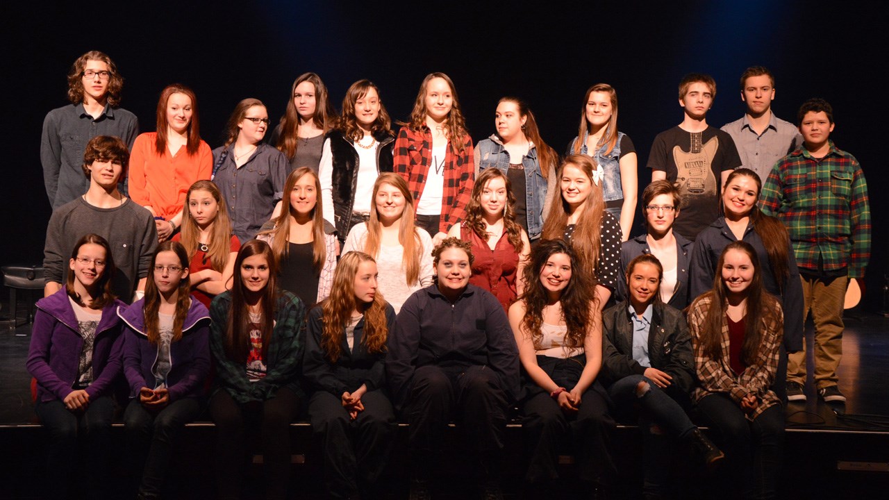 Les artistes du Polyshow 2015.
