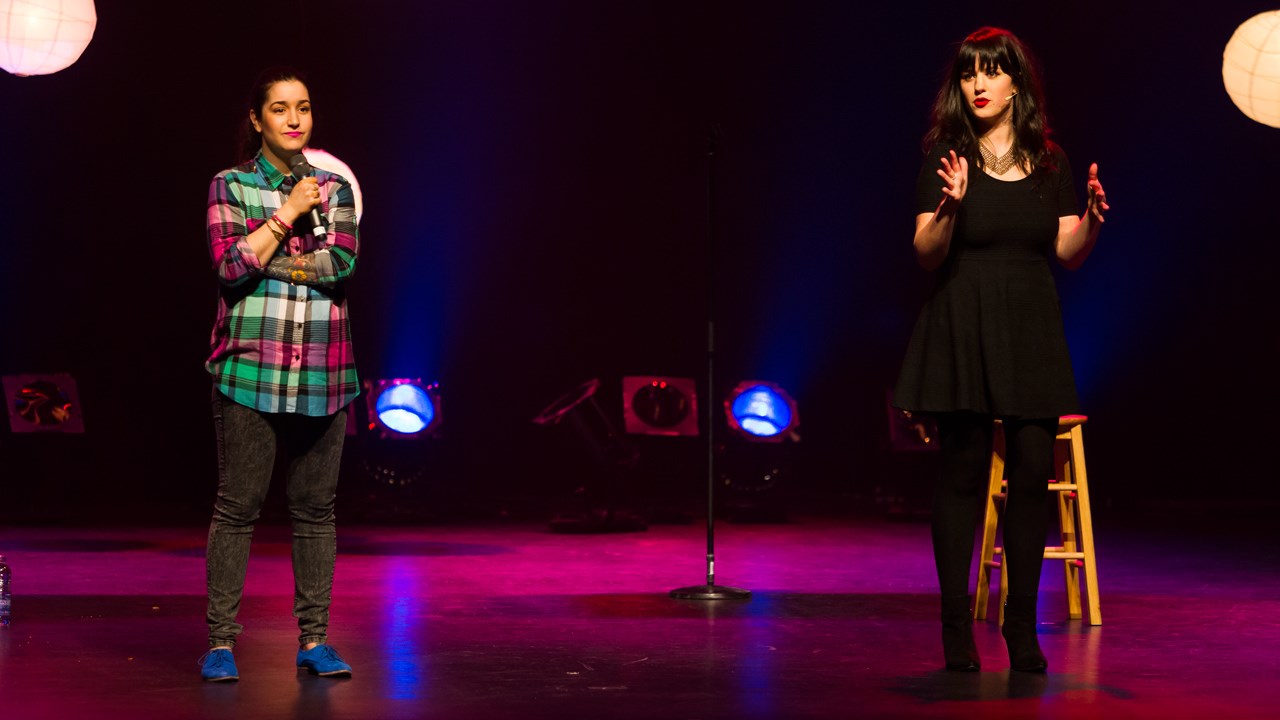 Le duo d’humoristes composé de Mariana Mazza et Virginie Fortin sera de passage à Sainte-Marie