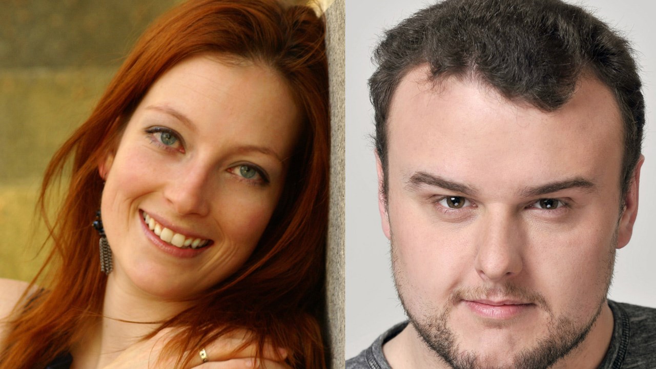 La soprano Émilie Baillargeon ainsi que le ténor Keven Geddes.