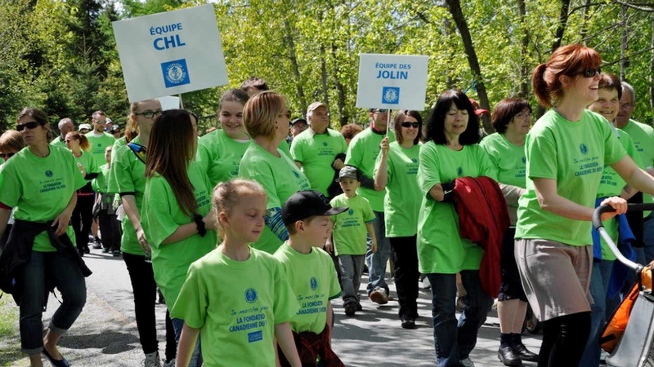 Marche pour la Fondation canadienne du rein à Saint-Georges le 24 mai prochain.