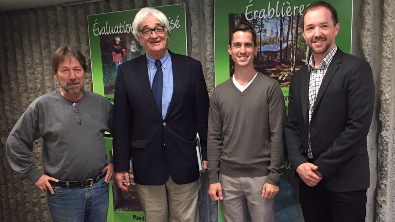 Le candidat au PLC Adam Veilleux rencontre l’Association des propriétaires de boisé de la Beauce