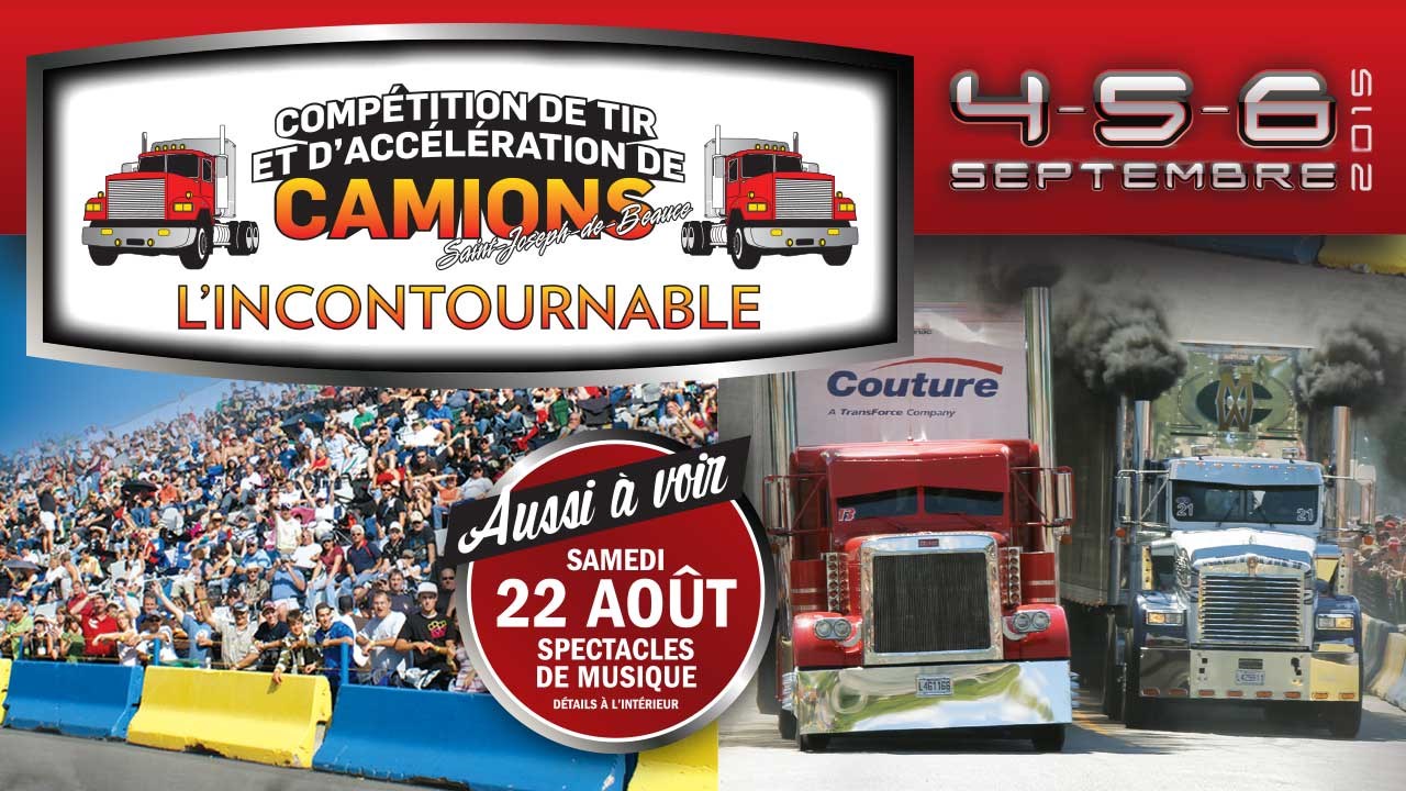 COMPÉTITION DE TIR ET D'ACCÉLÉRATION DE CAMIONS ST-JOSEPH