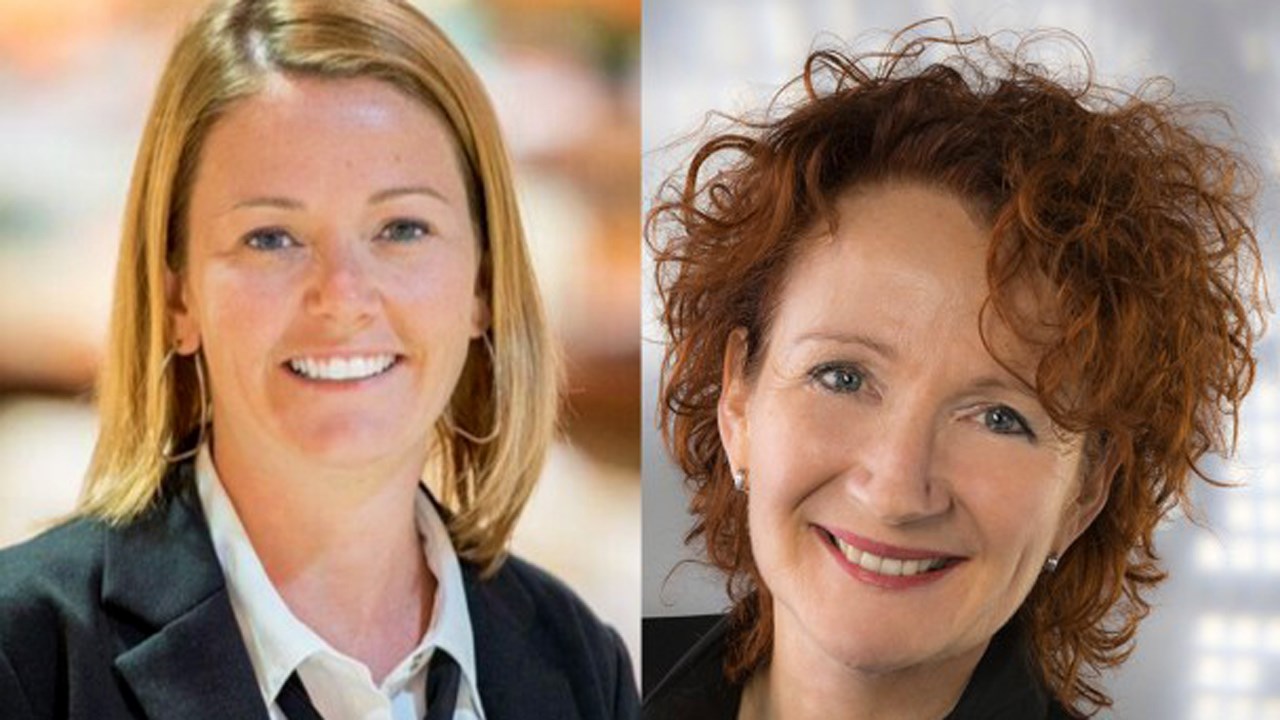 De gauche à droite: Anne-Marie Rodrigue, ci-propriétaire du IGA Rodrigue et filles ainsi que du IGA Famille Groleau et Rodrigue, et Marie-France Poulin, vice-présidente du groupe Camada et de Kalia, agiront à titre de coprésidentes de l'événement.